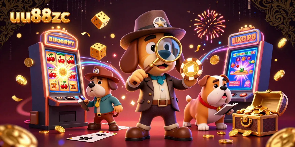 Experience thrilling gambling action at uu88zc with the detective and bulldog discovering hidden treasures