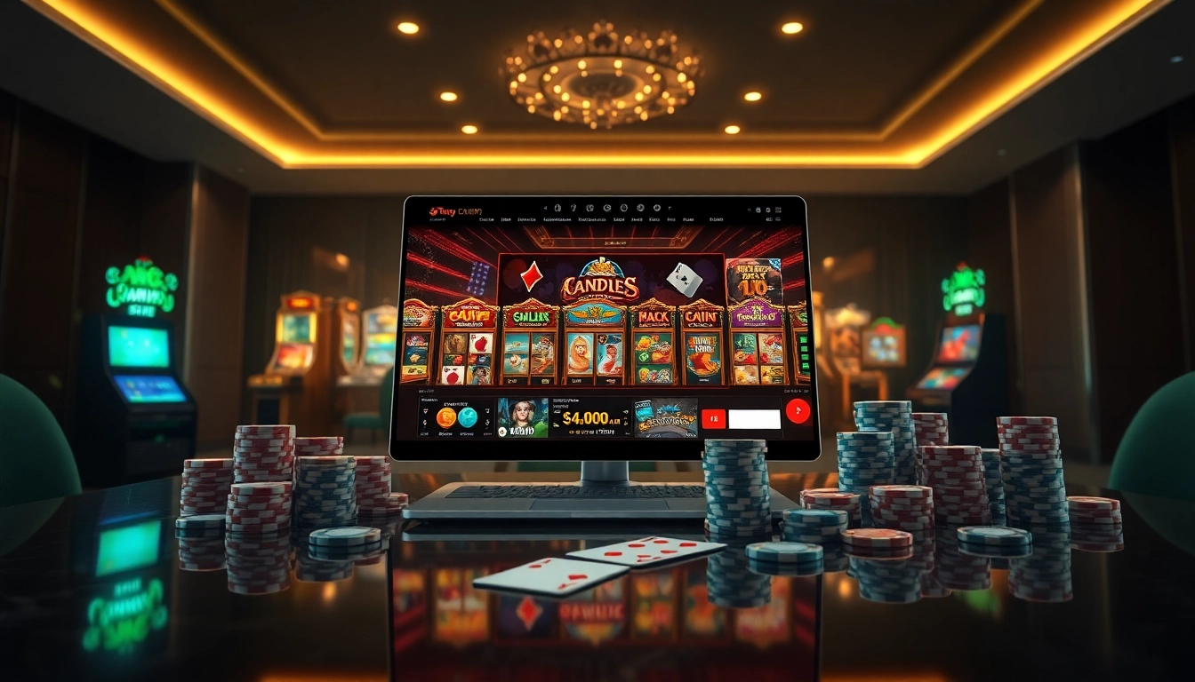 Experience thrilling games at Trang chủ Nohu90, showcasing vibrant online casino visuals and interactive gaming.