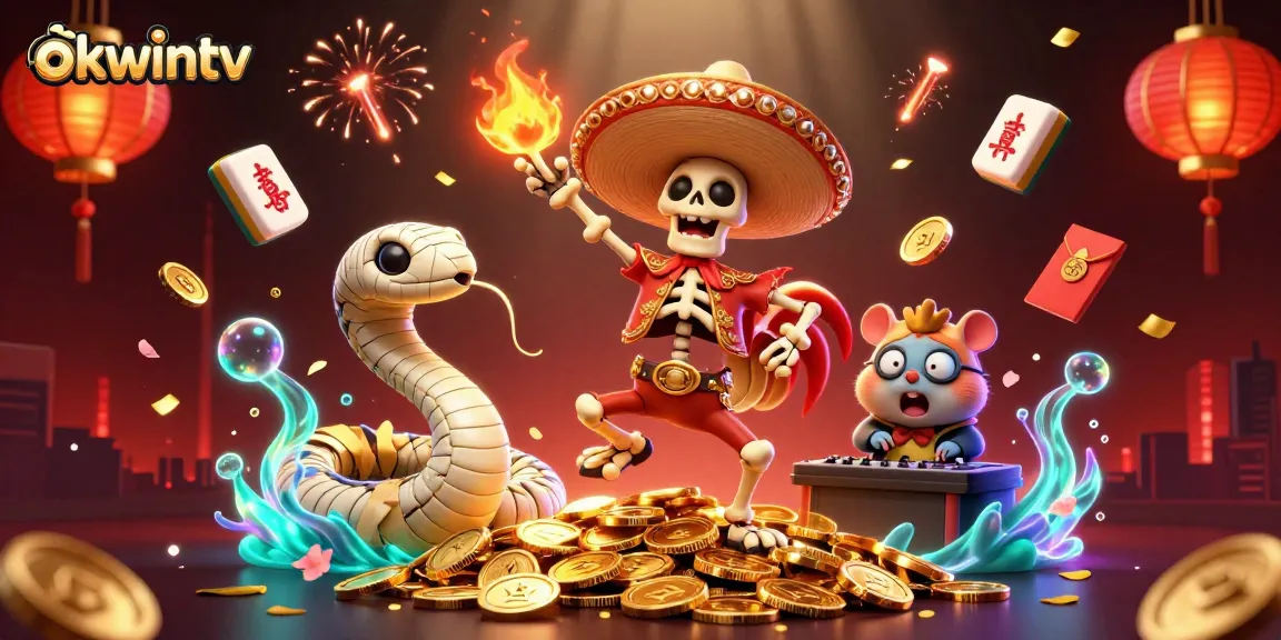 Play exciting sports betting moments with okwintv featuring interactive elements and vibrant illustrations.