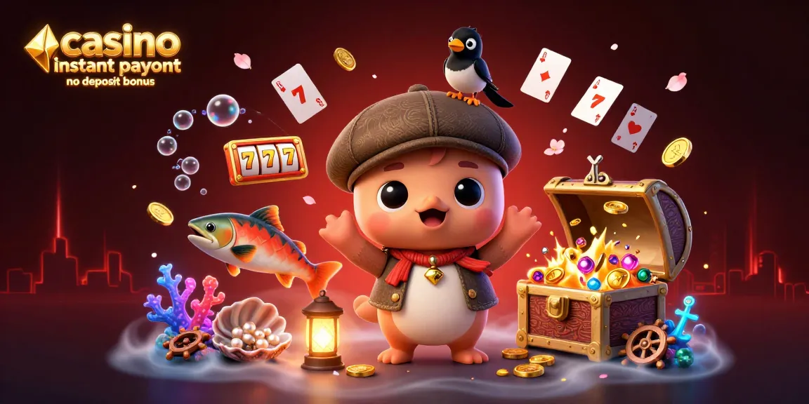 Experience the thrill with a casino instant payout no deposit bonus featuring cute characters and vibrant gaming elements.