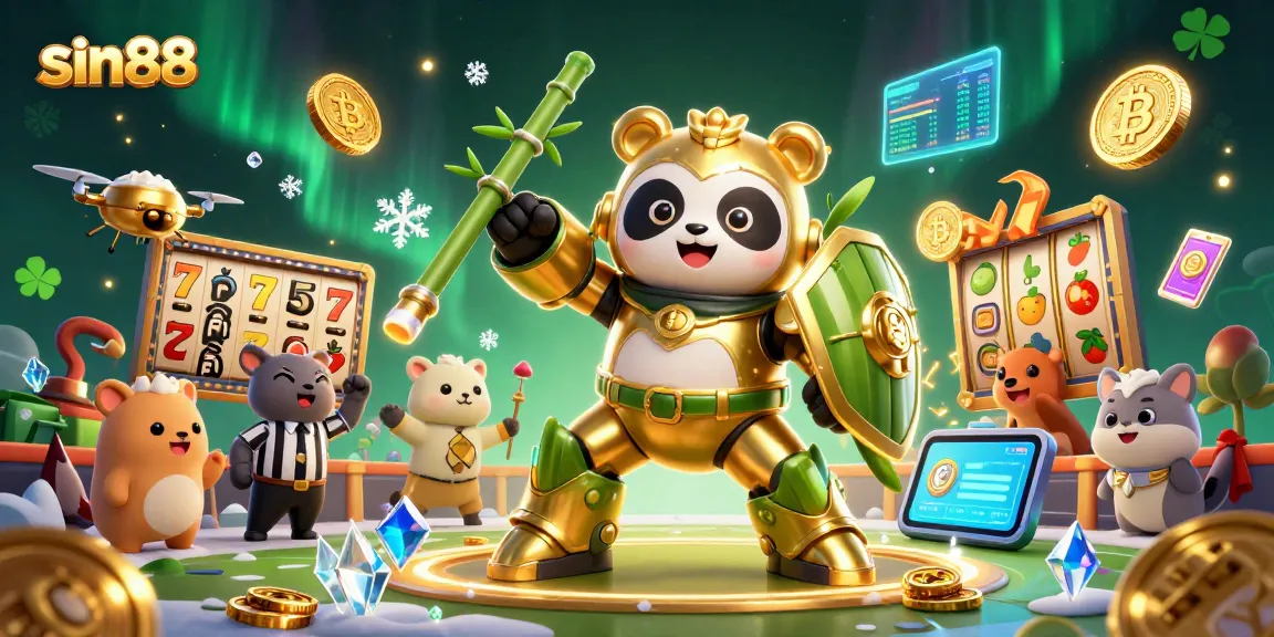 Experience thrilling jackpots at sin88 with our dynamic casino-inspired illustration featuring vibrant gaming elements.