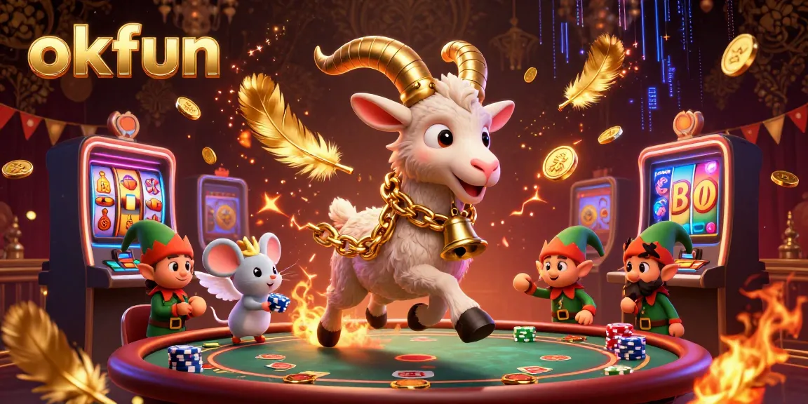 Experience the excitement at okfun casino with lively characters, vivid slot machines, and engaging gameplay.
