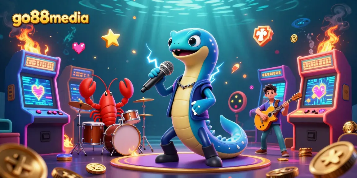 Experience winning fun with go88media’s vibrant underwater casino scene featuring dynamic game elements and lively characters.