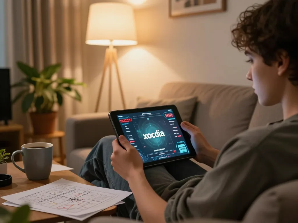 Enjoying xocdiaonline on a tablet while absorbing strategic notes at home.