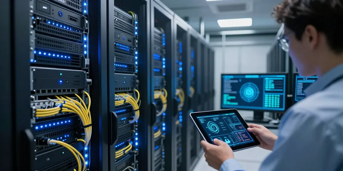 IPTV UK reseller solutions showcased in a modern tech environment with advanced cloud computing and cybersecurity elements.