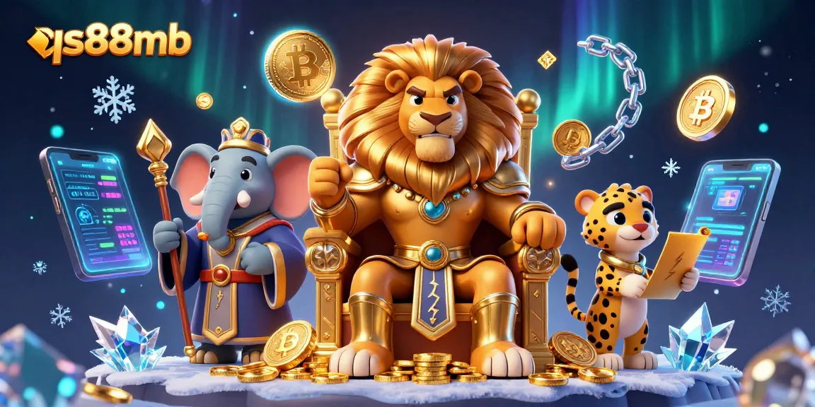 Immerse yourself in qs88mb's vibrant casino scene with a lion king and crypto treasures.