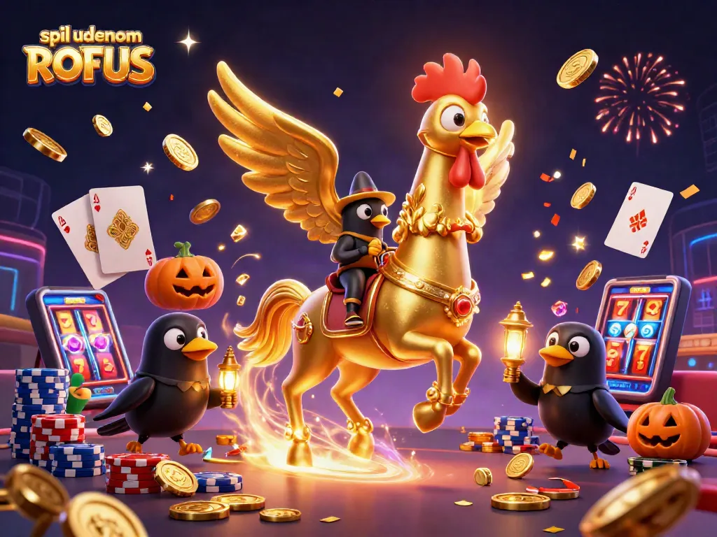 Experience thrilling gaming adventures with spil uden om ROFUS at a dazzling midnight casino.