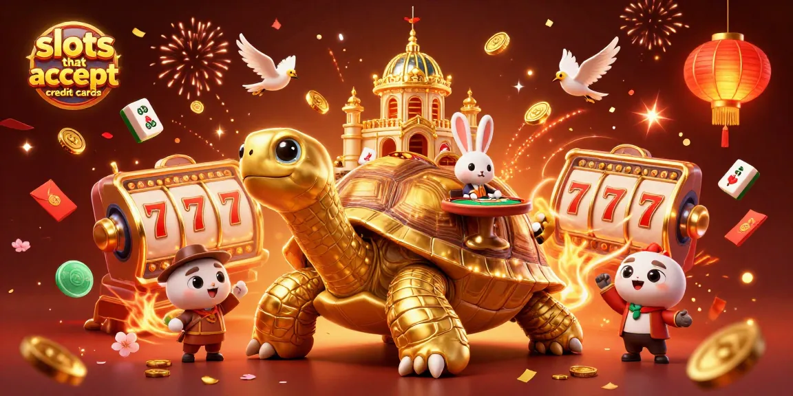 Experience excitement at slots that accept credit cards with a vibrant casino scene showcasing lively action and rich visuals.