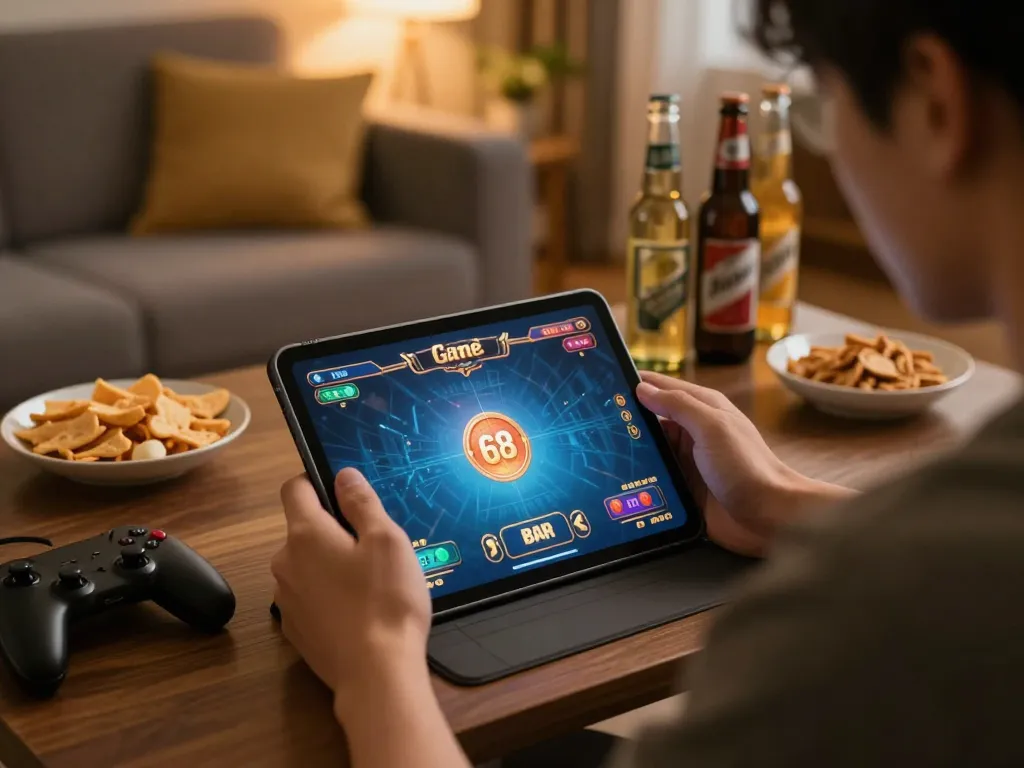 Engage in 68 Game Bài while enjoying a cozy online gaming experience at home.
