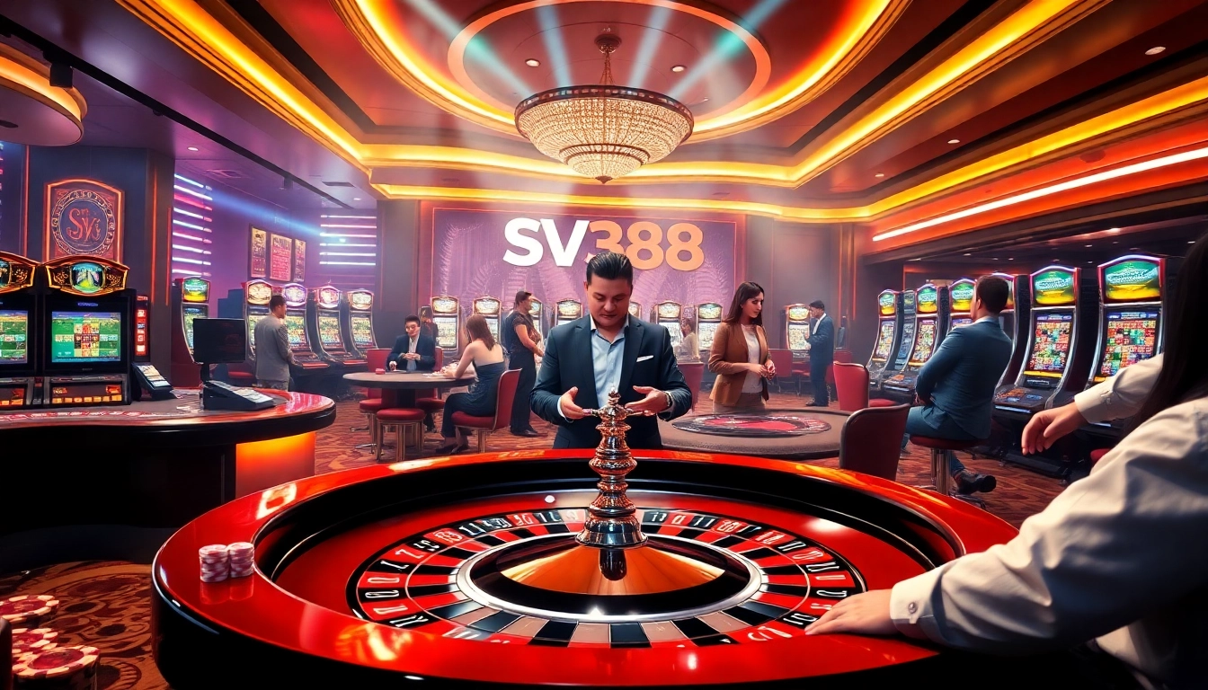 Join the action at sv388 trang chủ with live gambling tables and vibrant casino atmosphere.