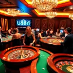 Experience the thrill of U888 as players engage in exciting casino games with vibrant visuals.