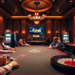 Experience thrilling gameplay at fun 88 with vibrant casino tables and dynamic gambling action.