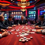 Experience the thrill of casino gaming with 23win at a high-stakes poker table.
