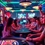 Engaged players betting at https://789beta2.com/ in a colorful online casino.