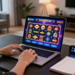 Experience thrilling gameplay on Hitclub with a player engaging in exciting online slots