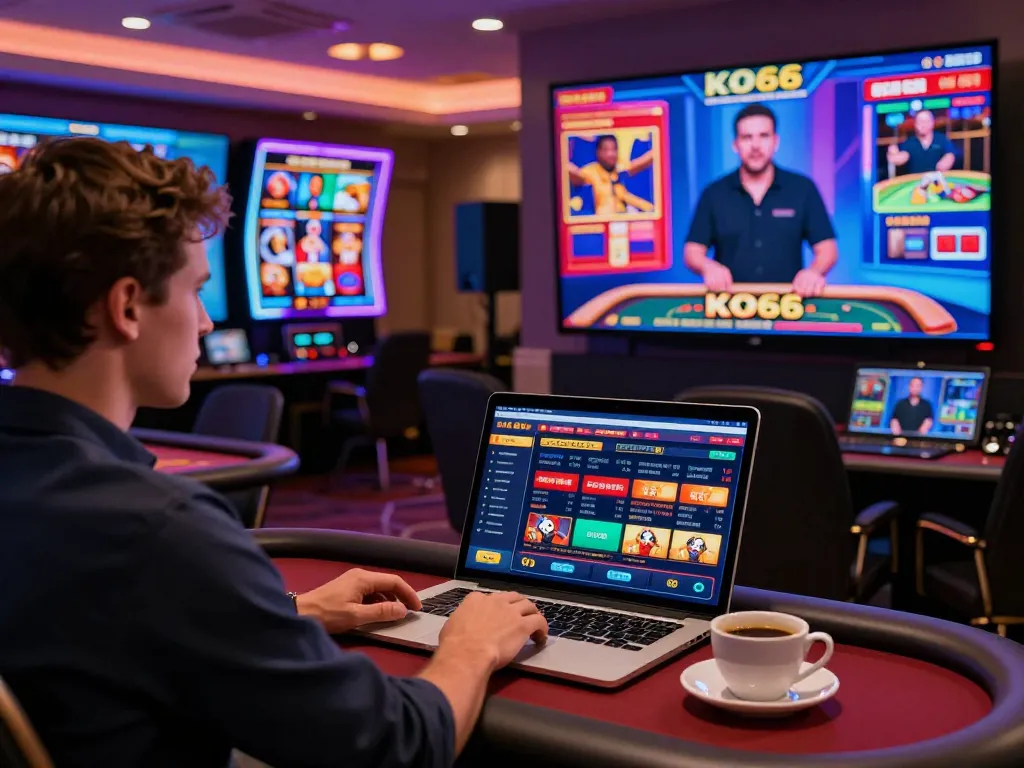 Engaging live casino experience on https://ko66a.uk.com/ featuring games and vibrant graphics.