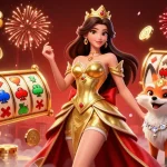 Daga88 offers thrilling slots action with dynamic fireworks and vivid characters in a stunning 3D casino environment.