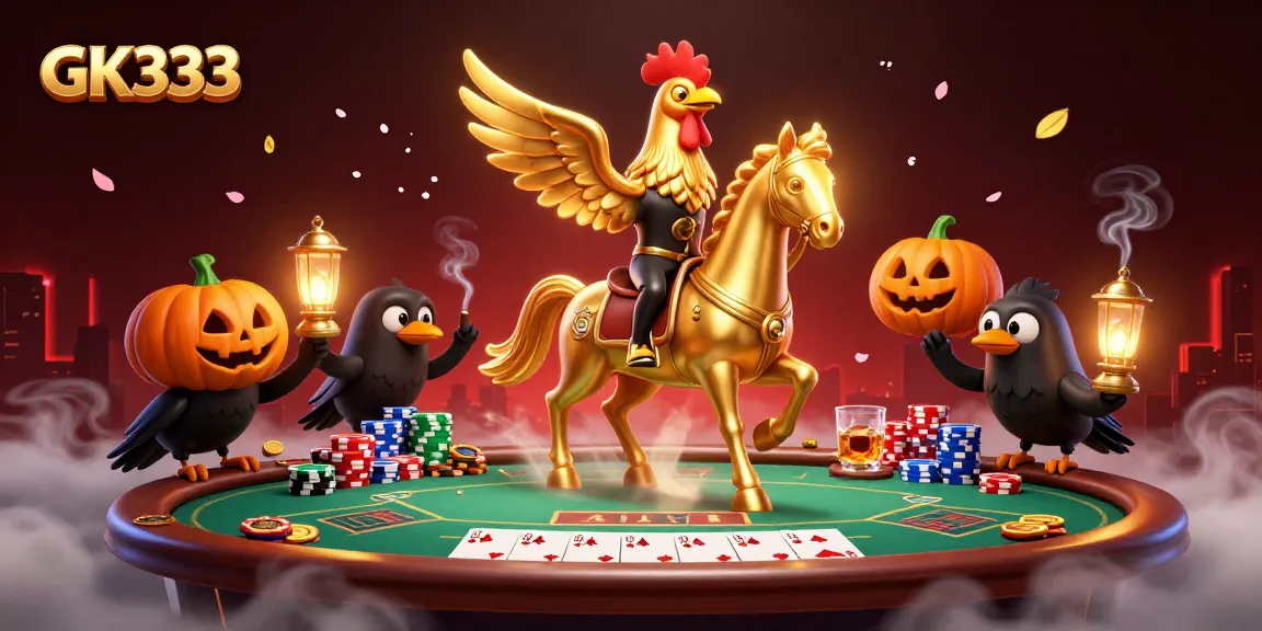 Experience thrilling gaming with GK333 in this vibrant, engaging online casino scene.
