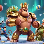 Engage in thrilling gameplay at FUN88 with lively characters in a vibrant casino setting.