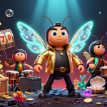 Play thrilling casino games at uu88zc featuring a rock star, treasures, and vibrant aquatic elements.