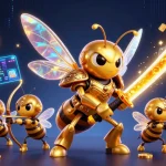 Experience thrilling moments with okvnd in a vibrant 3D casino scene featuring unique slot elements.