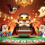 mm88 offers engaging casino experiences with a dynamic 3D illustration of gambling excitement.