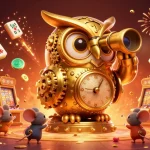 Play engaging games at online casinos that accept credit cards, featuring a whimsical 3D casino scene.
