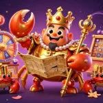 Engage with sii at vibrant new credit card casinos featuring colorful slots and playful crab characters.