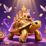 Experience the excitement of ee88 – nhà cái through a vibrant casino scene with characters and game elements.