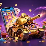 Engage in thrilling casino action at ukspace2017 with a unique 3D beetle tank casino illustration.
