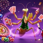 ZBET encapsulates the thrill of online betting with a vibrant casino scene featuring unique characters and dynamic game elements.