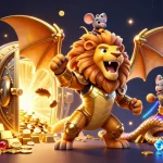 Experience thrilling gameplay with 100VIPS4's vibrant 3D casino illustration showcasing excitement and luxury.