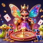 Experience excitement at Казино Лакибир with vibrant 3D characters and dazzling casino elements.
