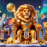 Immerse yourself in qs88mb's vibrant casino scene with a lion king and crypto treasures.