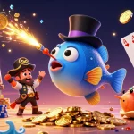 Engage with NOHU's thrilling slots, featuring a deep-sea anglerfish and dynamic casino elements.