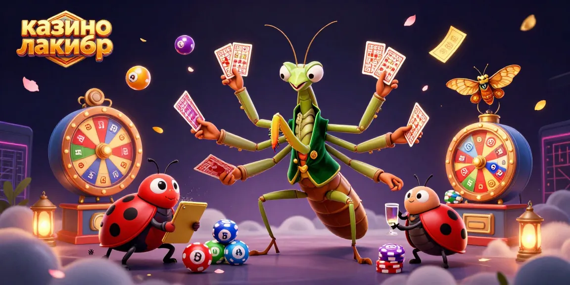 Join the excitement at казино лакибир with vibrant 3D characters amidst thrilling casino elements.