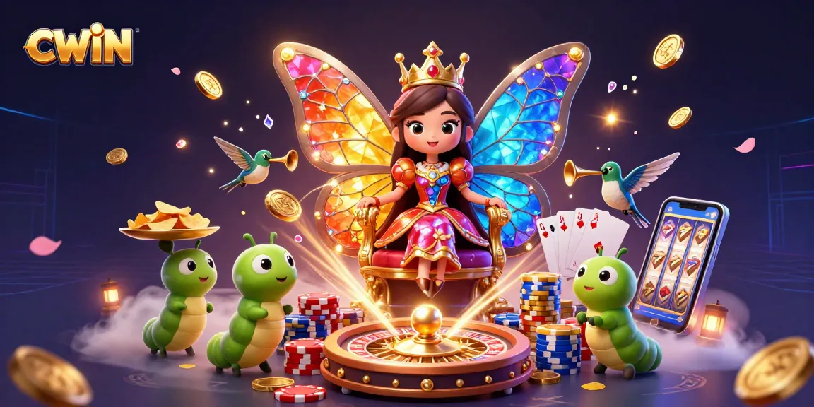CWIN offers thrilling online gaming experiences with vibrant characters and dynamic casino elements.
